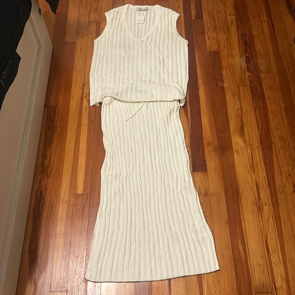 Free people Veda sweater set